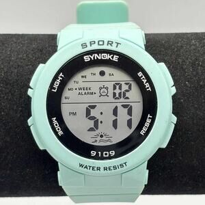 Turquoise Synoke Digital Men's Watch